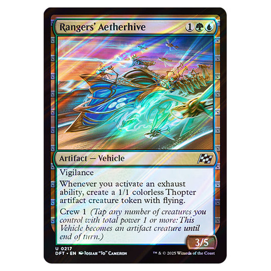 Rangers' Aetherhive 0217 card from the Magic The Gathering set Aetherdrift