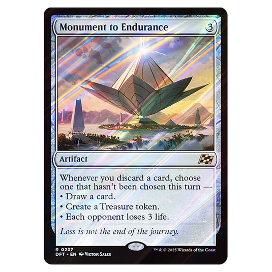 Monument to Endurance 0237 card from the Magic The Gathering set Aetherdrift