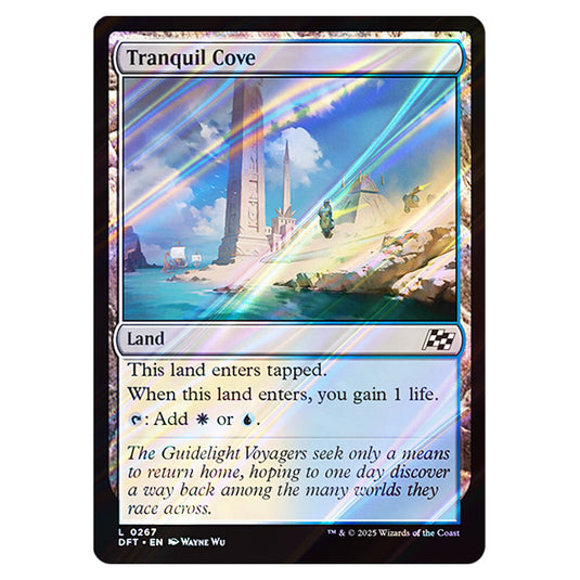 Tranquil Cove 0267 card from the Magic The Gathering set Aetherdrift