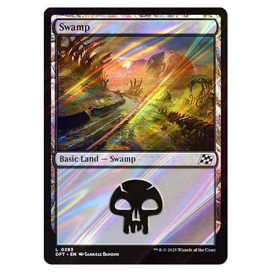 Swamp 0283 card from the Magic The Gathering set Aetherdrift