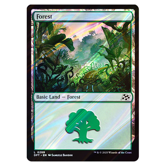 Forest 0289 card from the Magic The Gathering set Aetherdrift