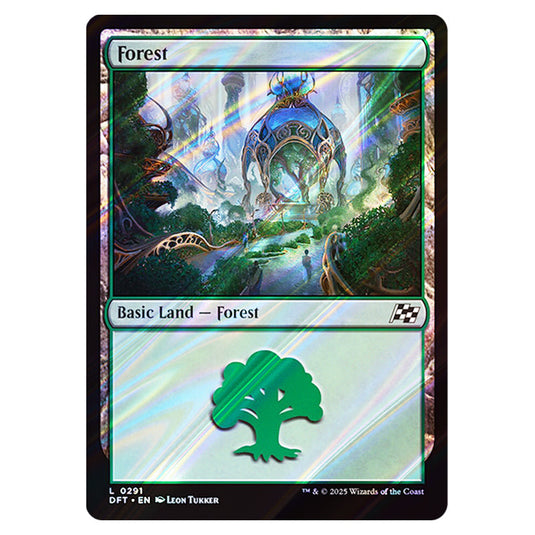 Forest 0291 card from the Magic The Gathering set Aetherdrift