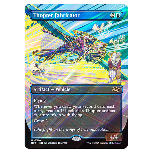 Thopter Fabricator 0304 card from the Magic The Gathering set Aetherdrift