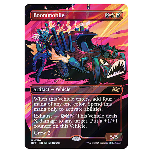 Boommobile 0310 card from the Magic The Gathering set Aetherdrift