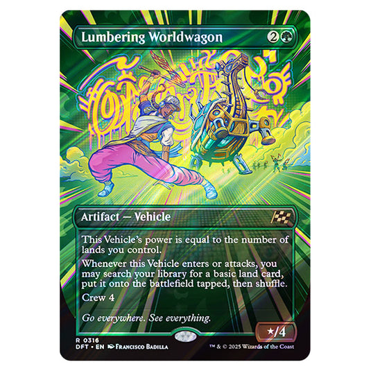 Lumbering Worldwagon 0316 card from the Magic The Gathering set Aetherdrift