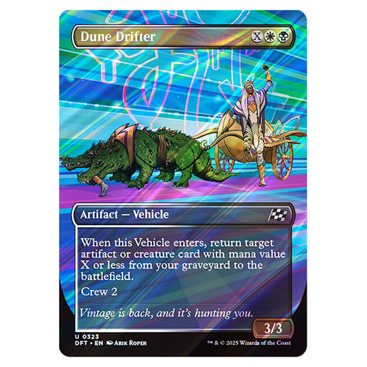 Dune Drifter 0323 card from the Magic The Gathering set Aetherdrift