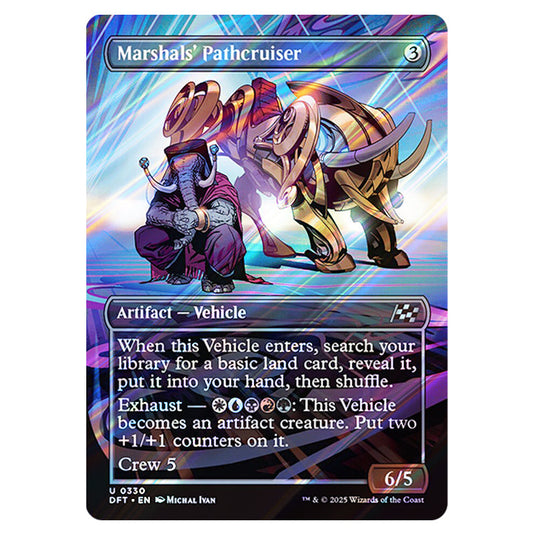 Marshals' Pathcruiser 0330 card from the Magic The Gathering set Aetherdrift