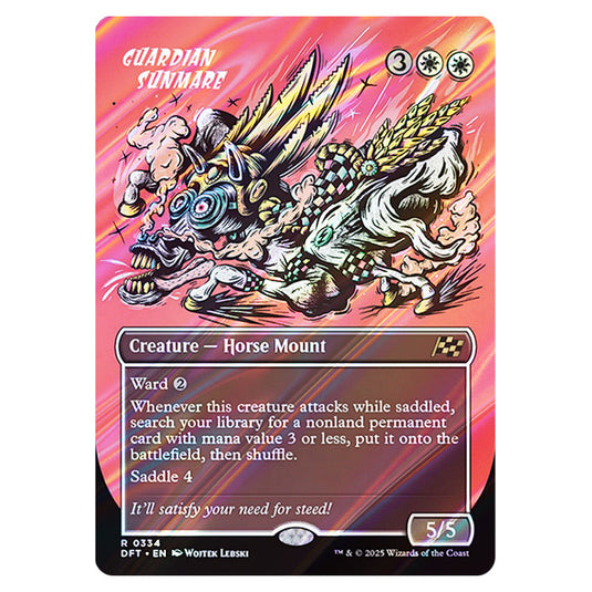 Guardian Sunmare 0334 card from the Magic The Gathering set Aetherdrift