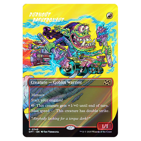 Burnout Bashtronaut 0340 card from the Magic The Gathering set Aetherdrift