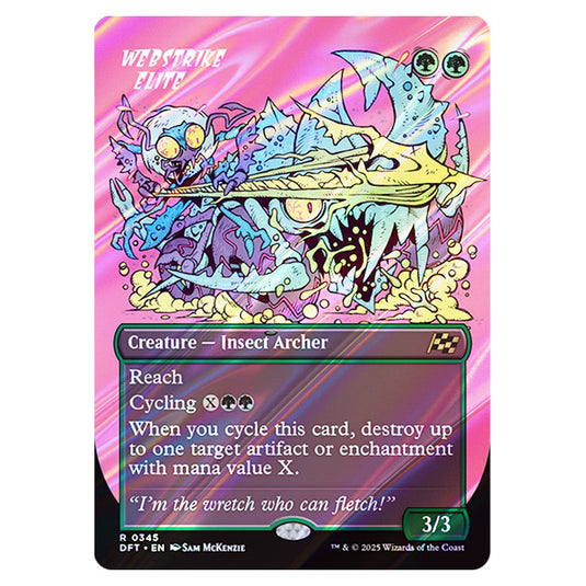 Webstrike Elite 0345 card from the Magic The Gathering set Aetherdrift