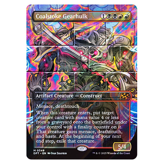 Coalstoke Gearhulk 0349 card from the Magic The Gathering set Aetherdrift