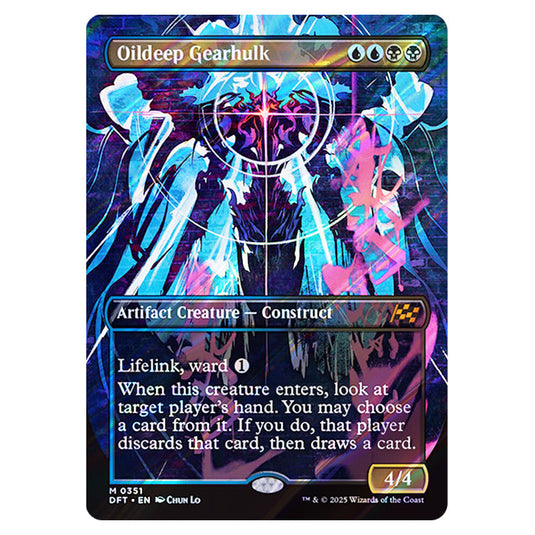 Oildeep Gearhulk 0351 card from the Magic The Gathering set Aetherdrift