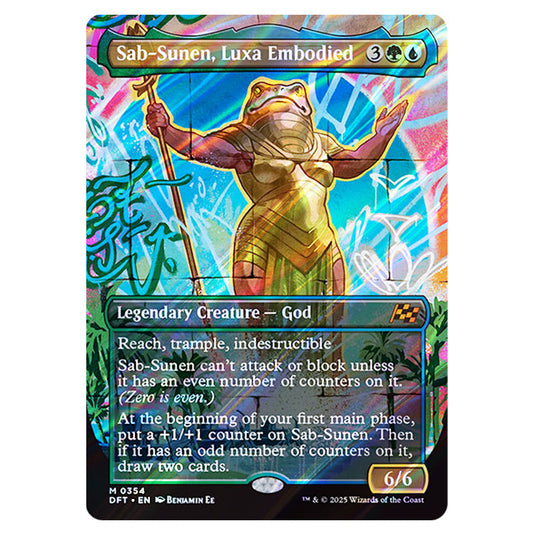 Sab-Sunen, Luxa Embodied 0354 card from the Magic The Gathering set Aetherdrift