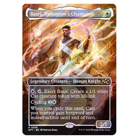 Basri, Tomorrow's Champion 0355 card from the Magic The Gathering set Aetherdrift