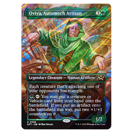 Oviya, Automech Artisan 0359 card from the Magic The Gathering set Aetherdrift