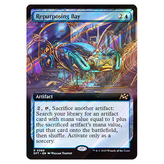 Repurposing Bay 0380 card from the Magic The Gathering set Aetherdrift