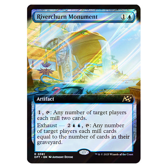 Riverchurn Monument 0381 card from the Magic The Gathering set Aetherdrift