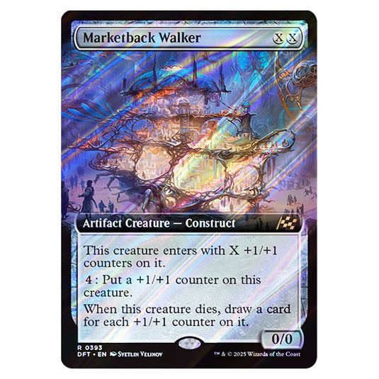 Marketback Walker 0393 card from the Magic The Gathering set Aetherdrift