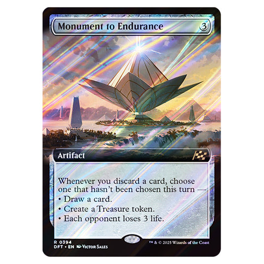 Monument to Endurance 0394 card from the Magic The Gathering set Aetherdrift