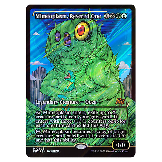 Mimeoplasm, Revered One 0405 card from the Magic The Gathering set Aetherdrift