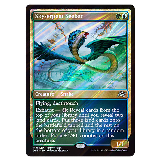 Skyserpent Seeker 0420 card from the Magic The Gathering set Aetherdrift