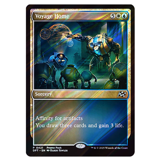 Voyage Home 0421 card from the Magic The Gathering set Aetherdrift
