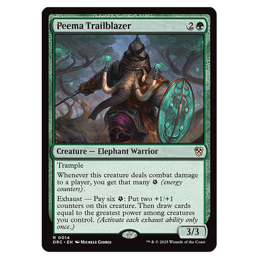 Peema Trailblazer 0014 card from the Magic The Gathering set Aetherdrift Commander