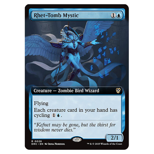 Rhet-Tomb Mystic 0026 card from the Magic The Gathering set Aetherdrift Commander