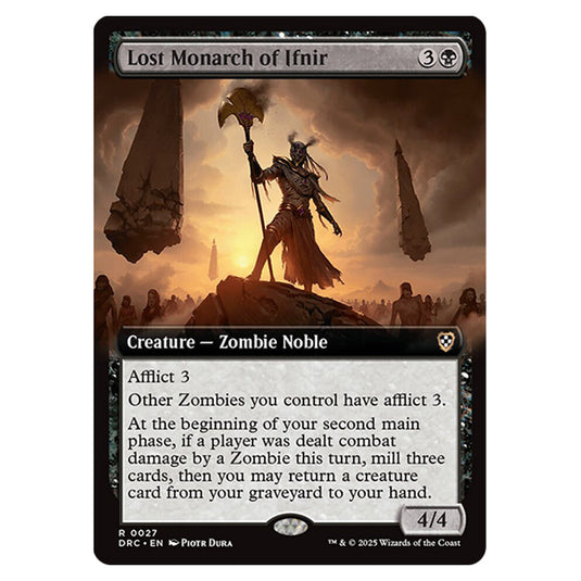 Lost Monarch of Ifnir 0027 card from the Magic The Gathering set Aetherdrift Commander