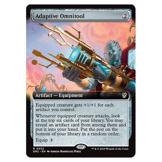 Adaptive Omnitool 0032 card from the Magic The Gathering set Aetherdrift Commander