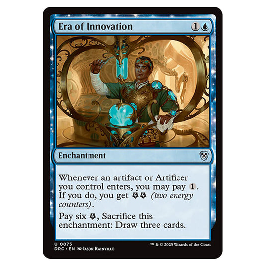 Era of Innovation 0075 card from the Magic The Gathering set Aetherdrift Commander