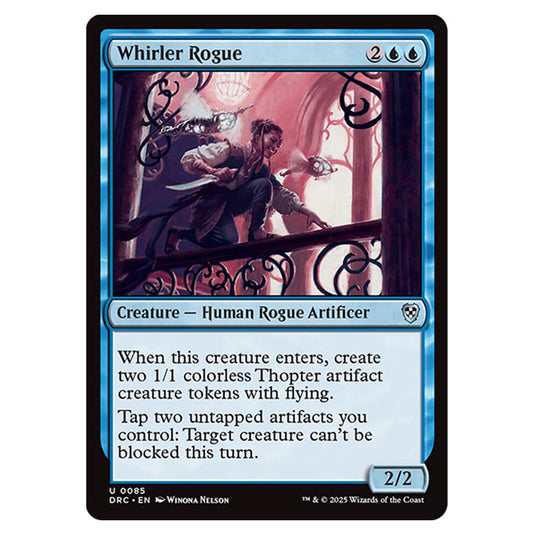 Whirler Rogue 0085 card from the Magic The Gathering set Aetherdrift Commander