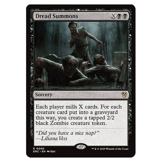 Dread Summons 0090 card from the Magic The Gathering set Aetherdrift Commander
