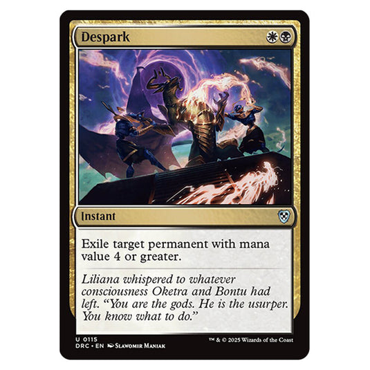 Despark 0115 card from the Magic The Gathering set Aetherdrift Commander