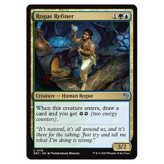 Rogue Refiner 0118 card from the Magic The Gathering set Aetherdrift Commander