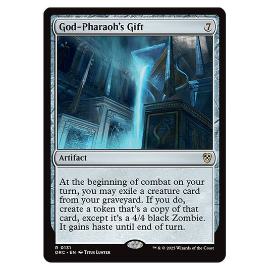 God-Pharaoh's Gift 0131 card from the Magic The Gathering set Aetherdrift Commander