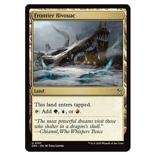 Frontier Bivouac 0157 card from the Magic The Gathering set Aetherdrift Commander