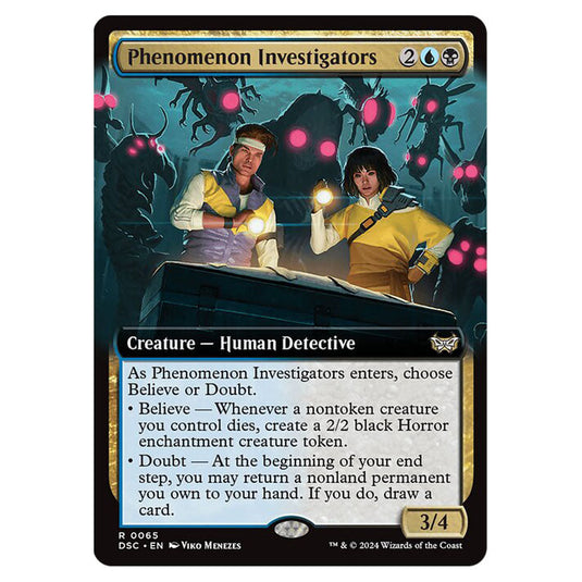 Phenomenon Investigators 065 card from the Magic The Gathering set Duskmourn: House of Horror Commander