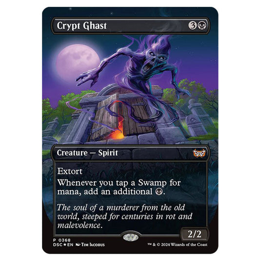 Crypt Ghast 368 card from the Magic The Gathering set Duskmourn: House of Horror Commander