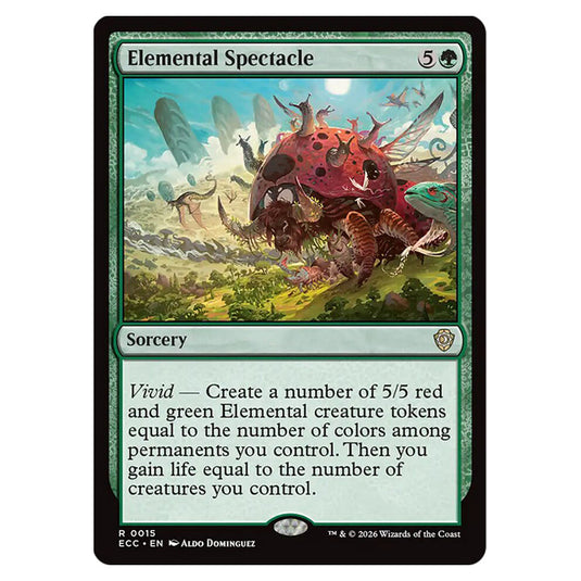 Elemental Spectacle 0015 card from the Magic The Gathering set Lorwyn Eclipsed Commander