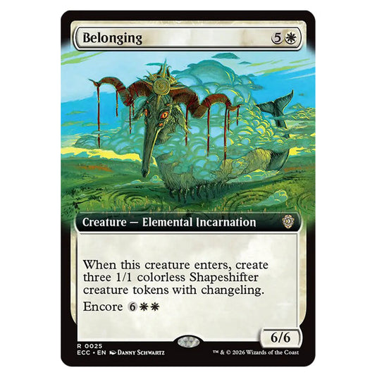 Belonging 0025 card from the Magic The Gathering set Lorwyn Eclipsed Commander