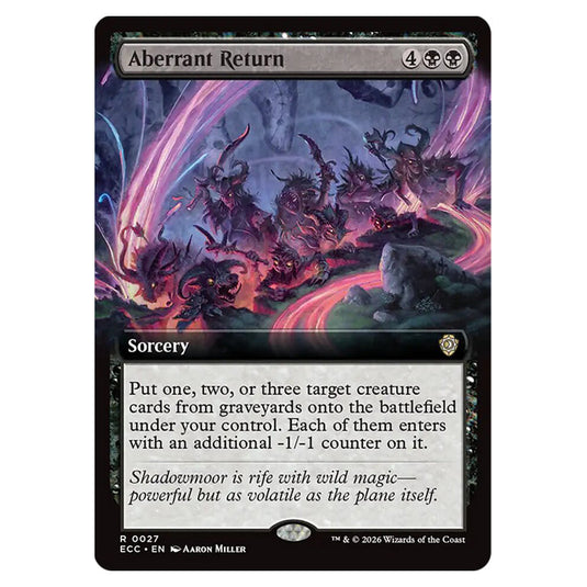 Aberrant Return 0027 card from the Magic The Gathering set Lorwyn Eclipsed Commander