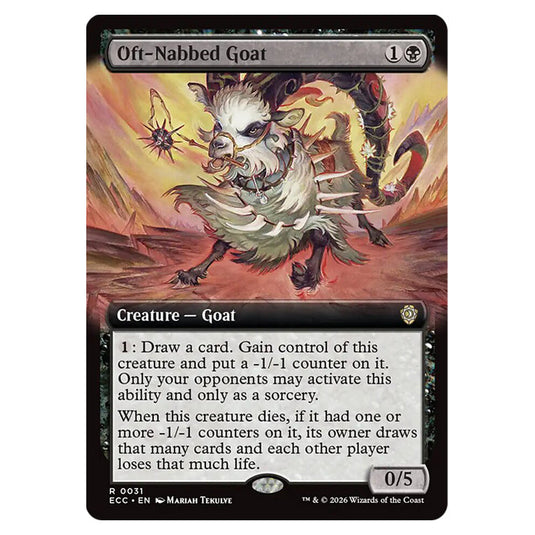 Oft-Nabbed Goat 0031 card from the Magic The Gathering set Lorwyn Eclipsed Commander