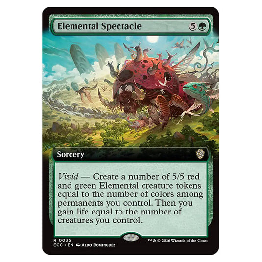 Elemental Spectacle 0035 card from the Magic The Gathering set Lorwyn Eclipsed Commander
