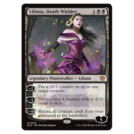 Liliana, Death Wielder 0078 card from the Magic The Gathering set Lorwyn Eclipsed Commander