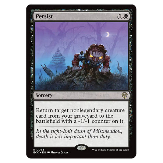 Persist 0083 card from the Magic The Gathering set Lorwyn Eclipsed Commander