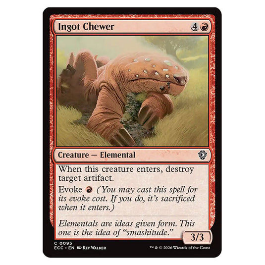 Ingot Chewer 0095 card from the Magic The Gathering set Lorwyn Eclipsed Commander