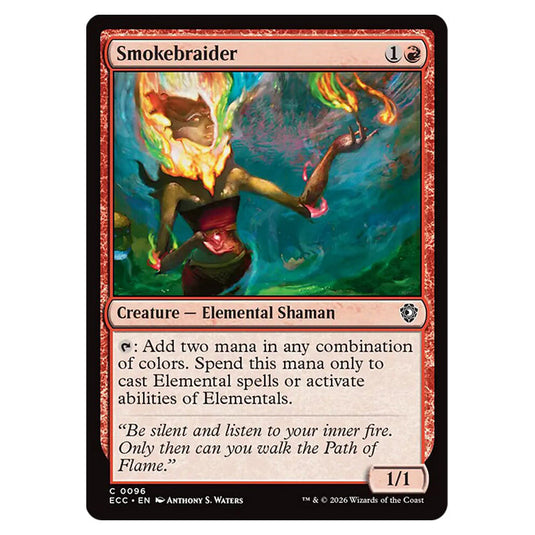 Smokebraider 0096 card from the Magic The Gathering set Lorwyn Eclipsed Commander
