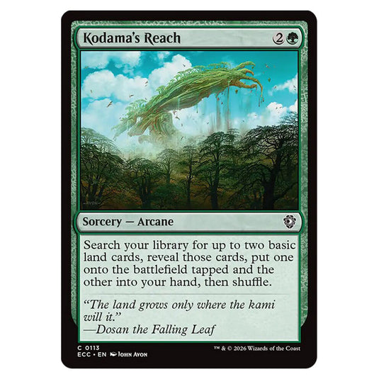 Kodama's Reach 0113 card from the Magic The Gathering set Lorwyn Eclipsed Commander
