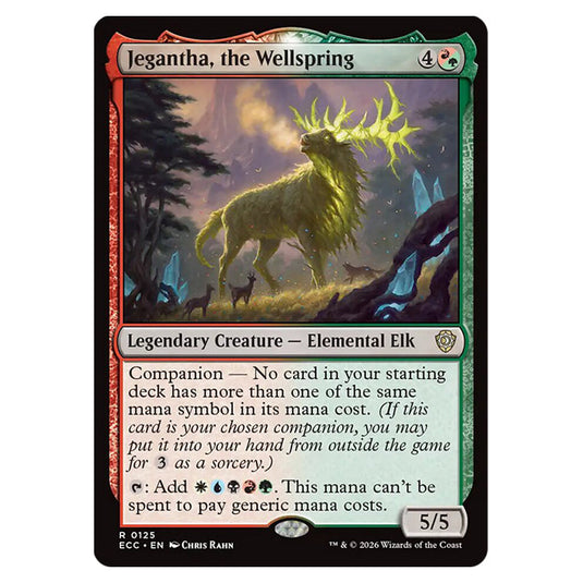 Jegantha, the Wellspring 0125 card from the Magic The Gathering set Lorwyn Eclipsed Commander